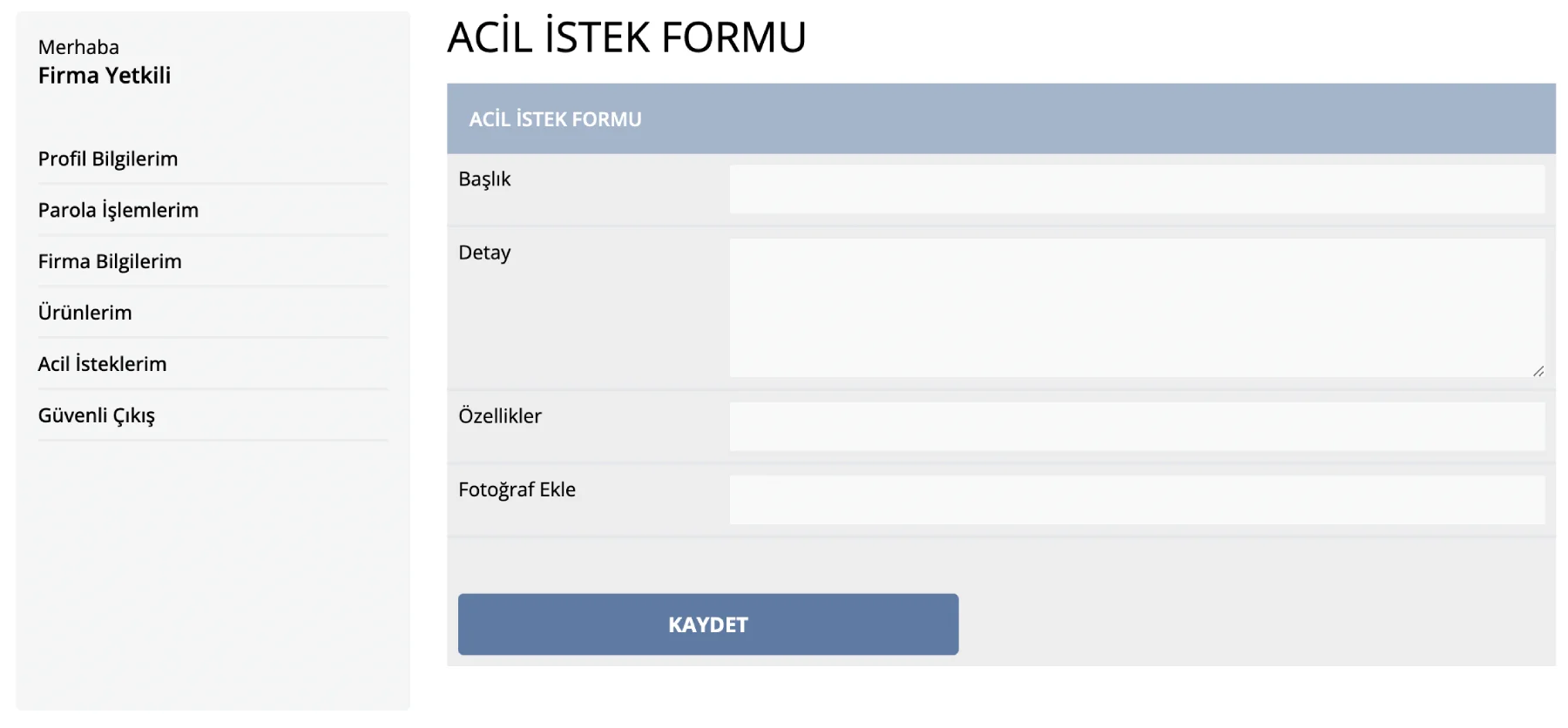 acil-istek